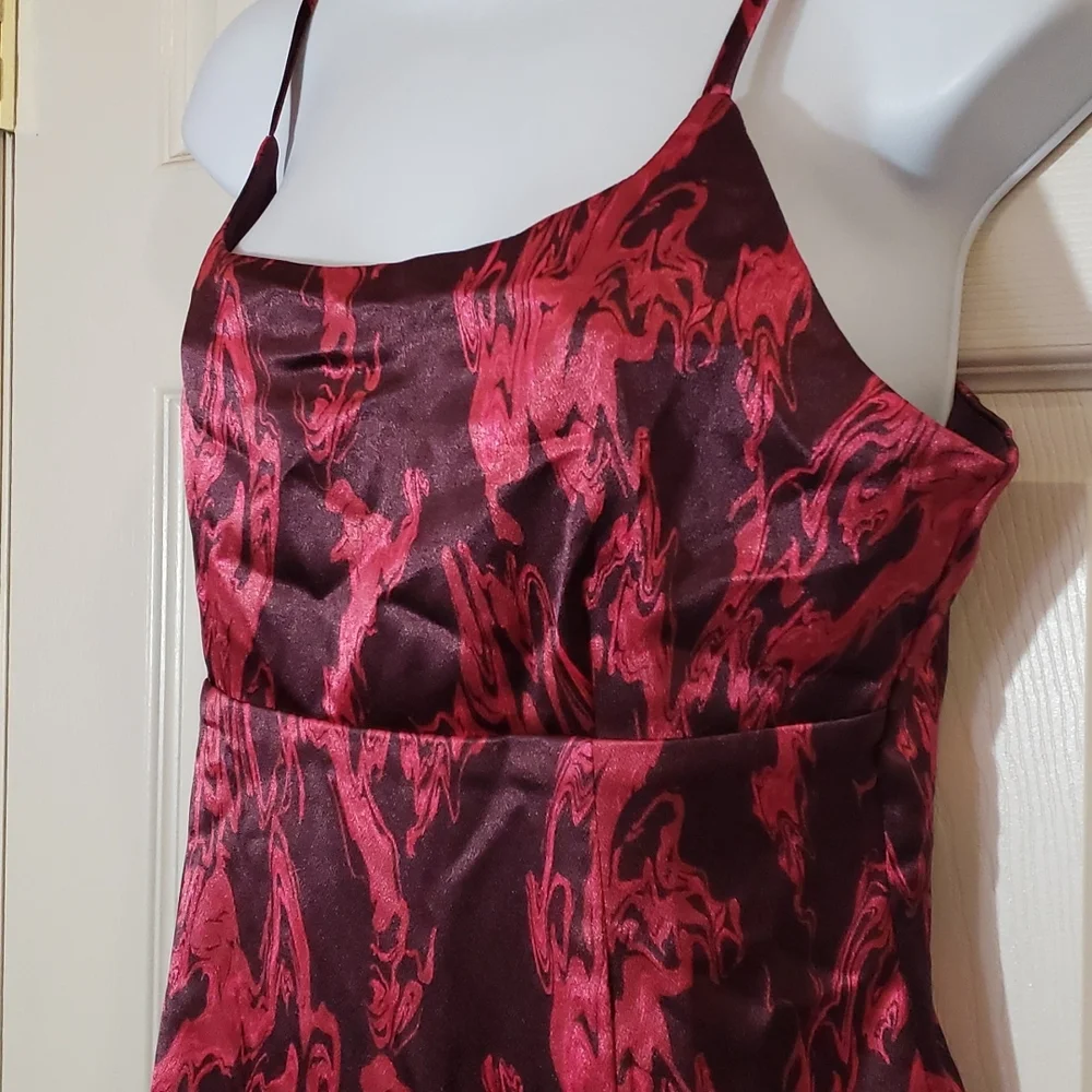 Wild Fable purple spaghetti strap slip mini Dress - Picture 4 of 9